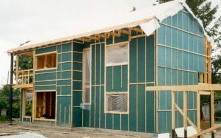 Монтаж ветрозащиты для стен каркасного дома