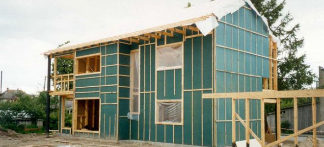 Монтаж ветрозащиты для стен каркасного дома